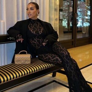 Elegant Black Lace Jumpsuit